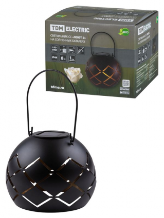 Фотография товара 'Tdm Светильник СС Лофт 2 на солнечных батареях, сталь, 15х12 cм SQ0330-0120'