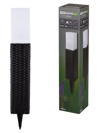 Фотография товара 'Tdm Светильник СС Ротанг 2 на солнечных батареях, пластик, 9,5х60cм SQ0330-0115'