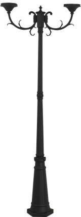 Фотография товара 'Tdm Опора парковая, без рассеив. НТУ 015, E27, 2x100 Вт, байонет 145 мм, H2005 мм SQ0330-2003'