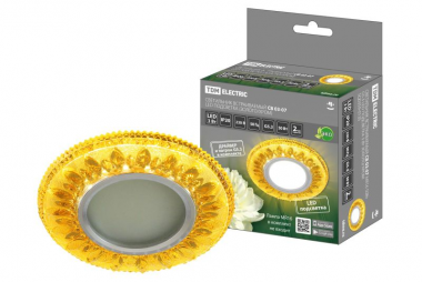 Фотография товара 'Tdm Светильник встраиваемый СВ 03-07 MR16 50Вт G5.3 LED подсветка 3 Вт SQ0359-0135'