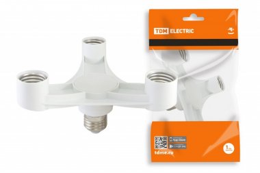 Фотография товара 'Tdm Переходник Е27-3хЕ27 SQ0335-1016'