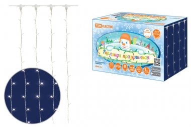 Фотография товара 'Tdm Гирлянда светодиодная Занавес 1,5х1,5 м, 168LED, 250 В, IP20 SQ0361-0069'