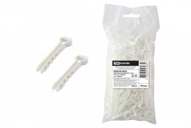 Фотография товара 'Tdm Дюбель-хомут для плоского кабеля 6-14мм SQ0539-0035'