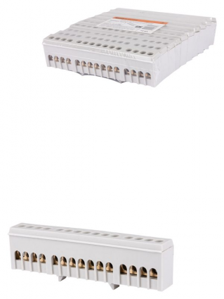 Фотография товара 'Tdm Шина "L" "фаза" на DIN-рейку 6x9мм 15 групп SQ0801-0213'