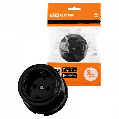 Фотография товара 'Tdm SQ1820-1212 Розетка 2П+З 16А 250В'