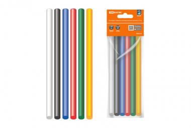 Фотография товара 'Tdm Клеевые стержни универсальные цветные, 7 мм x 100 мм Алмаз SQ1024-0508'