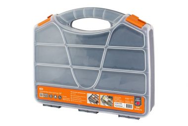 Фотография товара 'Tdm Органайзер-конструктор 15", 38х31х6,5 см односторонний, 23 отдельных ячейки, Рубин SQ1032-0209'