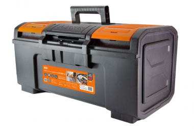 Фотография товара 'Tdm Ящик для инструментов ПРОФИ-19, 48х27х24 см, усилен., замок-автомат, лоток, Рубин SQ1032-0205'