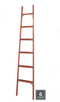 Фотография товара 'Tdm Лестница диэлектрическая ЛД-6, 6 ступеней, высота 2,5 м, до 50 кВ, ЭкспертЭлектрик SQ1028-0503'