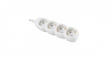 Фотография товара 'Tdm Удлинитель бытовой Люкс УЛ04В выкл, 4 гнезда, 10м, с/з, с з/ш, ПВС 3х1мм2 16А/250В SQ1303-0183'