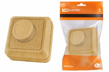 Фотография товара 'Tdm Светорегулятор поворотный RL 600Вт IP20 Ладога SQ1801-0409'