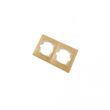 Фотография товара 'Tdm Рамка 2-х постовая вертикальная Лама SQ1815-0333'