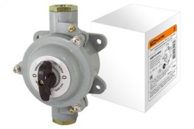 Фотография товара 'Tdm Пакетный выключатель ПВ3-16 3П 16А 220В, силуминовый корпус, IP56 SQ0723-0069'