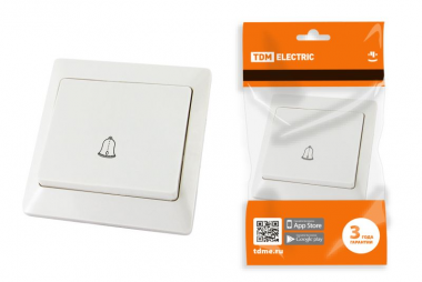 Фотография товара 'Tdm Кнопка для звонка Ильмень SQ1823-0007'