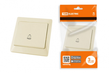 Фотография товара 'Tdm Кнопка для звонка Ильмень SQ1823-0107'