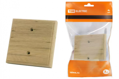 Фотография товара 'Tdm Накладка на бревно деревянная универсальная НБУ 1Пх2 260 мм, под покраску SQ1821-0312'