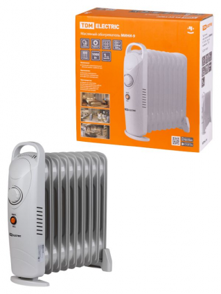 Фотография товара 'Tdm Масляный обогреватель МИНИ-9, 1000 Вт, 9 секций, термостат SQ2501-0909'