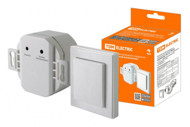 Фотография товара 'Tdm Комплект для беспроводного управления нагрузкой Умный выключатель РВ1-М1.1 Уютный дом SQ1508-0217'