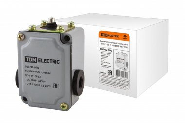 Фотография товара 'Tdm Выключатель путевой контактный ВПК-2110Б-У2 10А 660В IP67 SQ0732-0003'