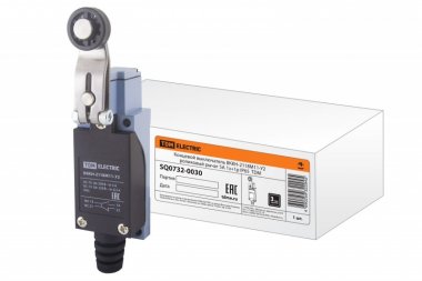 Фотография товара 'Tdm Концевой выключатель ВККН-2118М11-У2 роликовый рычаг 5А SQ0732-0030'