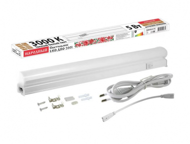 Фотография товара 'Tdm Светильник LED ДПО 2001 5 Вт, 3000К, IP40, Народный SQ0329-0110'