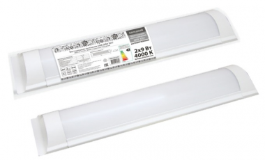 Фотография товара 'Tdm Светодиодный светильник LED ДПО 3017 1800 лм 2х9 Вт, 4000К (термопак) Народный SQ0329-0147'