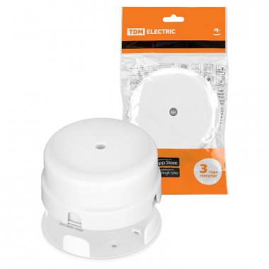 Фотография товара 'Tdm SQ1820-1029 Коробка распаячная D90х43 мм инд. штрихкод'