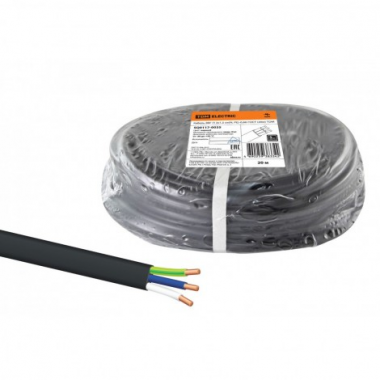 Фотография товара 'Tdm Провод ВВГмб-П нг(А)-LS 3х6 220/380 SQ0117-1428'