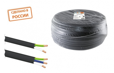 Фотография товара 'Tdm Провод ВВГмб-П нг(А)-LS 3х2,5 220/380 Народный SQ0117-1523'