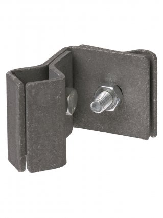 Фотография товара 'Tdm Держатель фальцевый стальной зажим 45х60 мм для прута ?6-10 мм, SQ2402-3279'