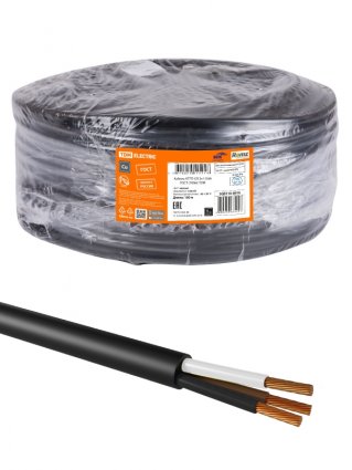 Фотография товара 'Tdm SQ0110-0190 Кабель КГТП-ХЛ 3х1,5-0,66 - 3 ГОСТ'