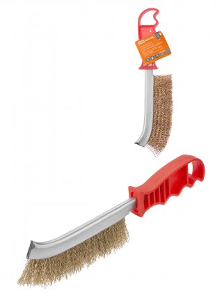 Фотография товара 'Tdm SQ1096-0101 Щетка ручная, металлическая с пластик. рукояткой'