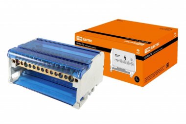 Фотография товара 'Tdm Шина "N" нулевая на DIN-рейку в корпусе SQ0801-0010'