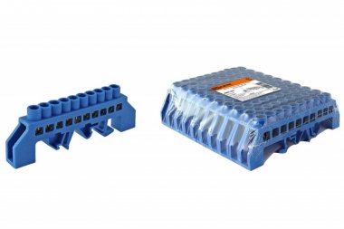 Фотография товара 'Tdm Шина "N" нулевая в изоляторе на DIN-рейку 8x12мм SQ0801-0078'