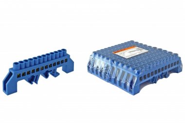 Фотография товара 'Tdm Шина "N" нулевая в изоляторе на DIN-рейку 8x12мм SQ0801-0079'