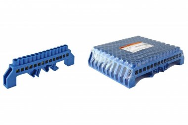 Фотография товара 'Tdm Шина "N" нулевая в изоляторе на DIN-рейку 8x12мм SQ0801-0080'