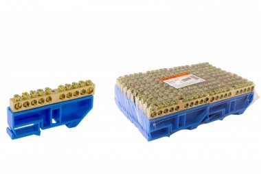 Фотография товара 'Tdm Шина "N" нулевая с изолятором на DIN-рейку 8x12мм SQ0801-0032'