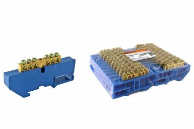 Фотография товара 'Tdm Шина "N" нулевая с изолятором на DIN-рейку 8x12мм SQ0801-0030'