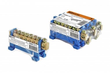 Фотография товара 'Tdm Шина "N" нулевая с изолятором на DIN-рейку 6x9мм SQ0801-0112'