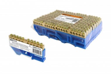 Фотография товара 'Tdm Шина "N" нулевая с изолятором на DIN-рейку 8x12мм SQ0801-0132'