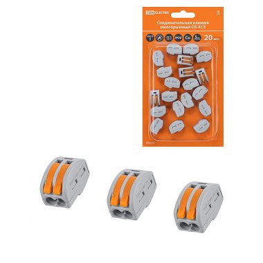 Фотография товара 'Tdm SQ0527-0007 Соединительная клемма СК-412 (2,5мм?)'