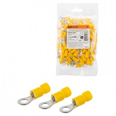 Фотография товара 'Tdm SQ0502-0208 Наконечник кольцевой изолированный НКИ с легким вводом проводника 6,0-5'