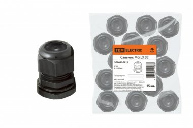 Фотография товара 'Tdm Сальник MG LX 32 диаметр проводника 18-25мм IP68 SQ0806-0011'