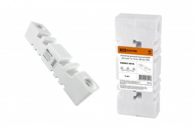 Фотография товара 'Tdm Изолятор шинный плоский ИШП для шин 5 и 10 мм 180 мм SQ0807-0018'