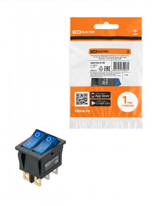 Фотография товара 'Tdm SQ0746-0158 KCD3-221N 250В AC/DC, 1P, 15А, (6с), ON-OFF'