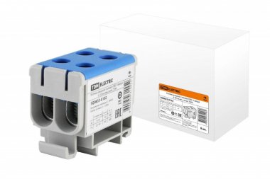 Фотография товара 'Tdm Клемма вводная силовая КВС 4 ввода 6-50 кв.мм. SQ0833-0102'