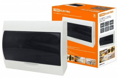 Фотография товара 'Tdm Бокс ЩРН-П-12модулей навесной пластик IP41 SQ0901-0004'