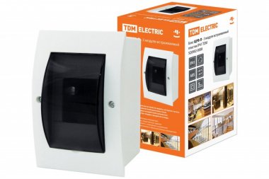 Фотография товара 'Tdm Бокс ЩРВ-П-3 модуля встраиваемый пластик IP41 SQ0902-0008'