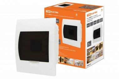 Фотография товара 'Tdm Бокс ЩРВ-П-6модулей встраиваемый пластик IP41 SQ0902-0002'