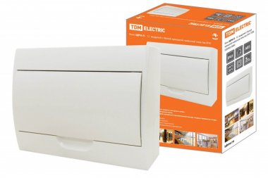 Фотография товара 'Tdm Бокс ЩРН-П-12модулей (б) навесной пластик IP41 SQ0903-0004'